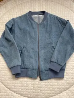 KBF デニムブルー MA-1 ジャケット