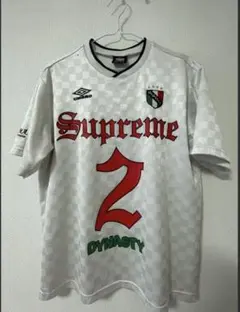 supreme umbro soccer jersey ゲームシャツ - メルカリ
