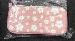 有機ELモデル対応　Switch サクラの キャリングケース（裏起毛）