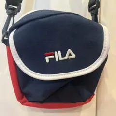 【美品】FILA ショルダーバッグ ネイビー/レッド