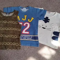 男の子 moujonjonTシャツ 含む3枚セット　100cmのサムネイル