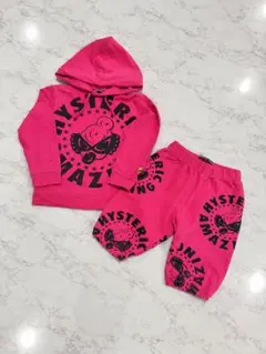 HYSTERIC MINI セットアップ パーカー ハーフパンツ