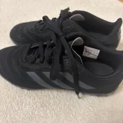 adidas サッカートレーニングシューズ ブラック 22センチ