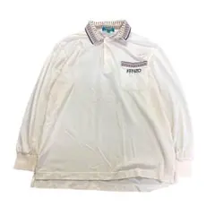 90’s KENZO 長袖　ポロシャツ　ヴィンテージ　古着　8%aのサムネイル