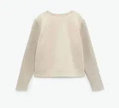 ZARA 長袖　袖ニット　スウェット