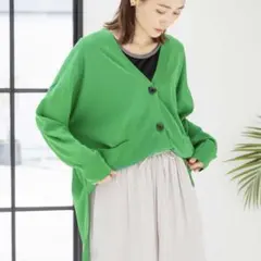 GLOBALWORK グローバルワーク トップス カーディガン カーキグリーン