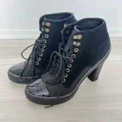 DIESEL ディーゼル　ショートブーツ　ヒール付きスニーカー　24.5cm