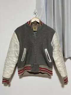 Golden Bear スタジャン グレー/ホワイト　70s