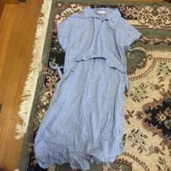 Té chichi TERRASSE ストライプシャツワンピース