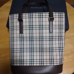 バーバリー ノバチェック トートバッグ 美品