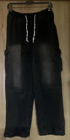 【美品】ダークグレーカーゴパンツ