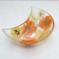 お月様︎︎☾*。固まるハーバリウム　小物入れ