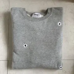 vega スウェット　nick gear 花刺繍