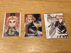 鬼滅の刃　柱展　柱札　ランダムコレクションフォト　ジャンショ　クリアカード　煉獄