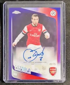 199枚限定】Santi Cazorla 直筆サイン Topps Chrome - メルカリ