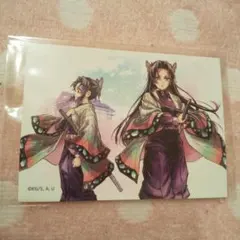 受注終了品★鬼滅の刃 ステッカー 胡蝶しのぶ and 胡蝶カナエ／1点