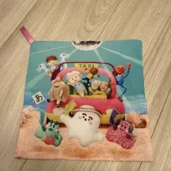 非売品　映画シナぷしゅ入場者特典　パリパリPARTYハンカチ