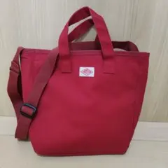 DANTON レッド ショルダーバッグ 約幅30cm 約高さ25cm