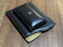 Cole Haan コールハーン マネークリップ カード入れ 濃茶本革（中古品）