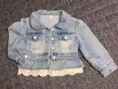 デニム　ジャケット　上着　アウター　90センチ　女の子