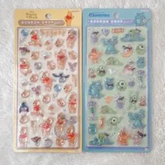 【正規品】ボンボンドロップシール モンスターズインク くまのプーさん 2点セット