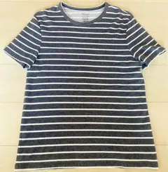 ★美品★ ÉDIFICE ダークグレー/ホワイト ボーダー Tシャツのサムネイル