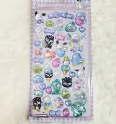 サンリオ ボンボンドロップ 風　シール　ハンギョドン　バツマル　ポチャこ