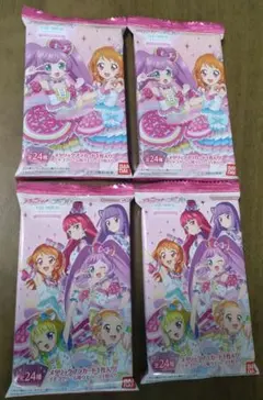 アイカツ！×プリパラ THE MOVIE ‐出会いのキセキ！‐ ウエハース◯４点