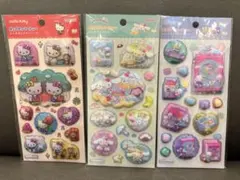 サンリオ ポップデコパーティー わたあめカプセルシール 3種 正規品