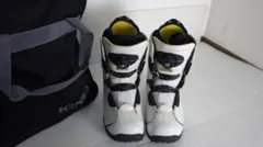 504/swivel スノーボードブーツ Boaシステム　ホワイト/ブラック