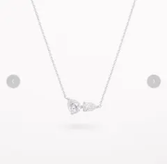 sassy angel デュオドロップネックレス　シルバーのサムネイル