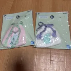 一番くじ ムーミン アップリケ入りミニ巾着 2点セット