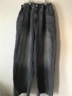 ストレートワイドデニム