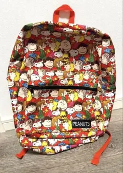 Peanuts スヌーピー リュック オレンジのサムネイル
