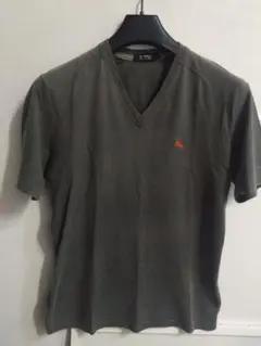 BURBERRY BLACK LABEL VネックTシャツ