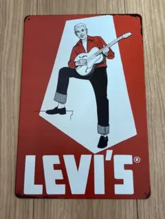 LEVI'S BigE リーバイス　スチール看板　501XX tinsignのサムネイル