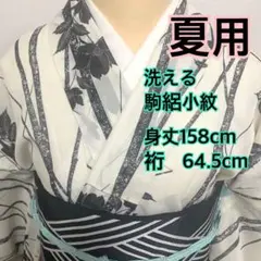 ❤️❤️❤️うさうさ717◆趣味の着物集い◆夏用　上質洗える　絽小紋 ❤️❤️❤️うさうさ880◇趣味の着物集い◇夏用 洗える 絽小紋 - メルカリ