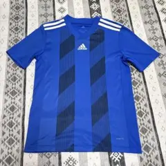 adidas アディダス サッカーシャツ ブルー 150