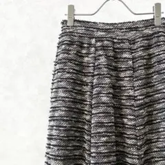 【新品タグ付き】 OLIVE des OLIVE ひざ丈フレアスカート ツイードのサムネイル
