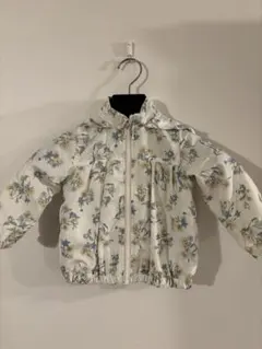 BRANSHES 花柄フード付きウィンドブレーカー