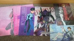 エヴァ　クリアファイル&下敷きセット　おまけ付き