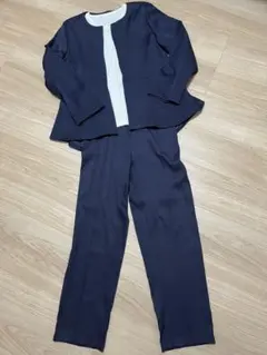 ネイビー パンツスーツ Sサイズ　さらに！お値下げです！