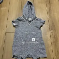 baby GAP フード付きロンパース グレー　6〜12months