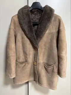 ジーエスティロ G.ESTILO スペイン　ラムレザームートン　L程度　美品 ジーエスティロ G.ESTILO スペイン ラムレザームートン L程度 美品