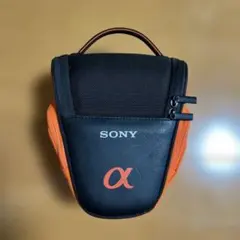 SONY α カメラバッグ オレンジ/ブラック