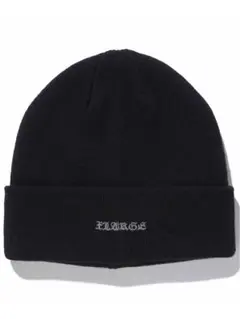 XLARGE ニット帽 ビーニー ブラック ロゴ刺繍
