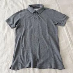 UNIQLO ユニクロ ORIGINAL WASH ポロシャツ グレー L