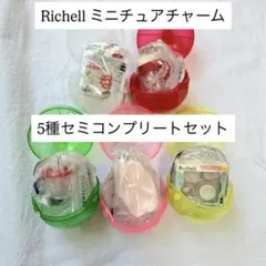 Richell リッチェル ミニチュアチャーム セミコンプリートセット
