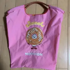 パペットスンスン×ボールアンドチェーン エコバッグ ピンク ノンノン