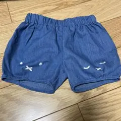 miffy刺繍デニム風パンツ 80サイズ